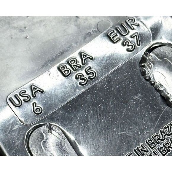 Steve Madden Jelly Slide Sandals Black Beaded Thong Slip On Shoes Size 6 - Picture 6 of 7